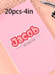 100/50/20/10/1 Pc Customized Name Personalized Stickers - Cartoon Font - Colorful And Variegated Personalized Laptop Stickers, Water Bottle Name Stickers - Suitable For Holiday Gifts, Daily Decorations, Notebook Stickers, Candy Baking Packaging Bag Decorations, School Supplies, Back To School, Multi-Functional, Ornamental, Reusable, Modern, Colorful, Cute, Vintage, Cartoon, Kawaii, Custom, Personalized, Unique, Customized, Workers, Clients, Students, For Business/Work/ Office, For School, Desert Fall Cozy