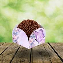 50 Forminhas Personalizadas Tema Borboletas MF2