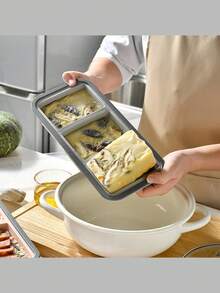 带盖硅胶冷冻托盘 - 汤冷冻容器模具 - 硅胶冷冻模具，用于制作冰块，用于冷冻汤、炖菜、酱汁、餐食准备，非常适合储存汤、酱汁、米饭、剩菜、果汁、甜点、冰沙等 - 彩色 - 查看 12