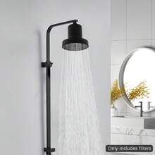 SanBouSi Filtered Shower Head Shower Filter For Healthier Hair & Skin Showerhead With Water Filter Mechanism - Black - View 9