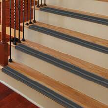 10m Non-Slip Stair Strip, Self-Adhesive Stair Edge Strip, Flexible PVC Step Edge Strip - 黑色 - 查看 2
