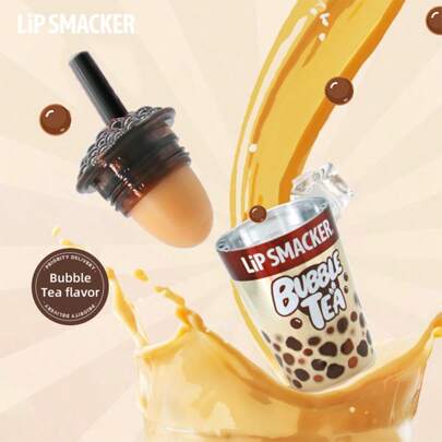 LIP SMACKER Balsam de buze LIPSMACKER cu arome de ceai cu lapte și cafea, hidratare de lungă durată, recreează gustul, poate fi folosit ca decor de colecție, potrivit ca și cadou pentru familie și prieteni.