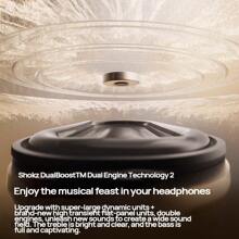 Shokz T920 Professional Bluetooth Headset, Physical Buttons, Active Noise Reduction, IP Waterproof And Dustproof, Long Battery Life, Dual Microphone Noise Reduction, Professional Sports Equipment, White