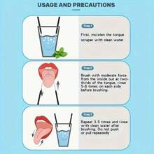 1pc Stainless Steel Tongue Scraper, Oral Hygiene Tool With Ergonomic U-Shaped Handle, Available In Multiple Colors, Effective For Oral Hygiene And Fresh Breath, Personal Care And Cleaning Tool, Durable Metal Cleaning Instrument - Multicolor - View 9