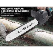 Kit de martillo rotativo y amoladora angular inalámbricos de 21 V + motosierra - Amarillo - Ver 11