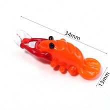 1 buc Pandantiv cu mărgele de sticlă lampwork multicolore, caracatiță, broască, căluț de mare, pește, serie de animale oceanice, accesoriu drăguț pentru bijuterii DIY