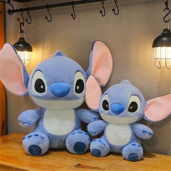 Disney Lilo & Stitch Series Stitch Plush Toy Kawaii Cartoon Bedroom Sofa Decoration Pillow Anime Movie Stuffed Doll Xmas Birthday Gift