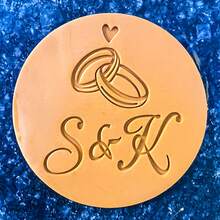 Ștampilă personalizată pentru biscuiți, Halloween și Crăciun, în relief, design 3D, pentru decorarea torturilor de bucătărie, instrumente de tăiere DIY, șablon pentru tort de zahăr, șablon de nuntă, lut moale, bomboane în relief, nume, tort, lucrat manual