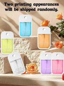 6pcs/3pcs/1pc 45ml Various Scents Of Water-Free Hand Sanitizer, Hyaluronic Acid Spray Hand Sanitizer Fragrance Spray Sand Sanitizer, Portable Travel Hand Sanitizer Two Printing Appearances Will Be Shipped Randomly.