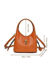 Bolsa transversal de couro curtido a vegetais, primeira camada de couro bovino, elegante, versátil e prática para mulheres, conveniente para viagens de verão