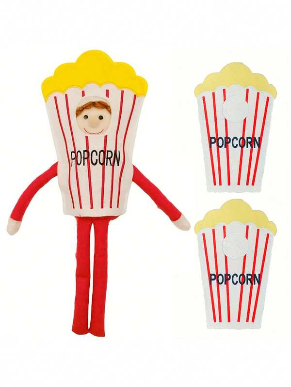 Christmas Elf Doll Accessory Clothes, Popcorn Decoration, Suitable For Family Holiday Party Decoration, Christmas Gift, Doll Not Included