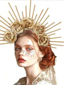 1 Piece Of Women's Crown Headband, Goddess Headband, Sun Headband (With Six Styles To Choose From) Suitable For Parties, Photography, Role-Playing, Festivals, Royal Streetwear, Photography Stage Performances, Cosplay Props, Halloween