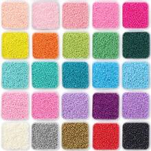 1000pcs/Box 3mm Czech Glass Seed Beads Colorful Round Loose Bead For DIY Earrings Bracelet Jewelry Making Accessories