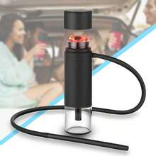 Zestaw przenośnych fajek wodnych z pojedynczym wężem o długości 10 cali, wielofunkcyjna misa do fajki wodnej, akcesoria do fajki wodnej, mini fajka wodna, szisza samochodowa, szisza podróżna, odpowiednia na prezenty z okazji ukończenia szkoły, wieczory kawalerskie, prezenty dla druhen, prezenty na Dzień Ojca, dekoracje na Halloween, prezenty na Halloween, prezenty dla druhen, upominki dla gości weselnych, dekoracje na przyjęcia urodzinowe i artykuły ślubne