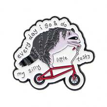 趣味珐琅别针 翻领别针 背包上的徽章 女士胸针 衣服 教师节礼物 珠宝 时尚配饰 - NR11311 - 查看 11