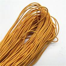 5yards/Lot 1.5mm Strong Round Elastic Ribbon Sewing Elastic Band Fiat Rubber Band For Waist Band Stretch Rope DIY Mask Lanyard