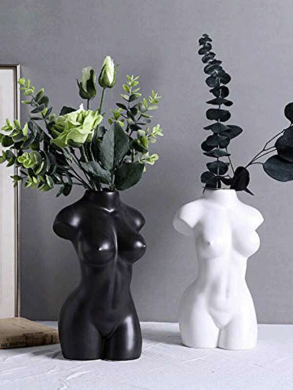 Creative High-Value Artistic Sexy Body Decoration Storage Vase Is Suitable For Desktop Decoration Storage, Bedroom Bedside Table Decoration Storage, Living Room Decoration Storage, Foyer Wine Cabinet Decoration Storage, Office Decoration Storage, And Studio Decoration Storage. It Is Also An Excellent Gift For Friends' Gatherings