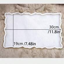 Silicone Resin Mold Tray, Agate Silicone Mold Tray, Coaster Tray Silicone Board, Coaster DIY Crafts, Epoxy Resin Casting Mold For Making Artificial Agate Trays - White - View 2