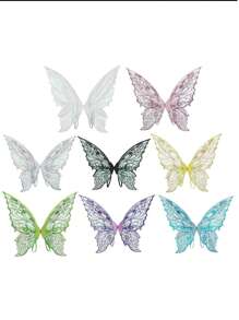 Adult Party Butterfly Wings Performance Props Holiday Show Fairy Wings, New Fabric Design Halloween