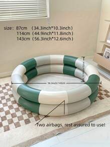 1 Stück aufblasbarer Pool für Gruppen von Jungen und Mädchen, in verschiedenen Farben sowie in verschiedenen Größen für Mehrspieler-Spiele erhältlich, geeignet für Sommer Strand Pool Partys (87cm/114cm/143cm)