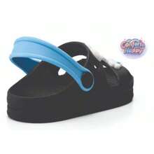 Sandália Infantil Masculina Babuche Original Leve e Confortável Com Relógio de Brinde