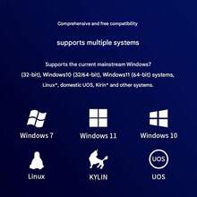 tp-link TL-XDN6000 Driver-Free Wireless Network Card, Intelligent AP Hotspot Sharing, Rotatable Antenna, Win11/Mac/Linux Plug And Play, Nano-Anti-Magnetic Interference Coating - Black - View 6