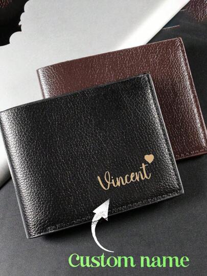 Personlig namnplånbok med korthållare, personlig brevplånbok, personlig plånbok, kort PU-plånbok, present till pappa, herrplånbok, graverad plånbok, present till honom, present till bästis, resor för män och kvinnor, semester, brevbärarens måste, måste för skolstart, semestermåste, strandmåste, alla hjärtans dag-present, mors dag-present, fars dag-present, årsdagspresent