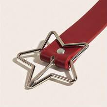 Y2K Sweetheart Five-Pointed Star Belt - màu đen - Xem 5