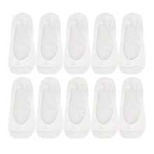 5双夏季网眼无缝薄袜防滑柔软弹力袜，适合运动鞋，女士短袜，船袜，圣诞礼物 - 彩色 - 查看 9