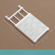 Étagère réglable, Organisateur d'armoire, Étagère à plusieurs niveaux, Étagère à chaussures, Étagère de rangement, Séparateur, Cloison pour armoire, placard, cuisine, salle de bain, bureau - Étagère extensible, Étagère de rangement, Étagère à plusieurs niveaux, Étagère organisatrice, Panneau de séparation, Étagère de réfrigérateur, Décoration d'intérieur, Rangement pour fête et Noël