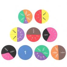 EVA Math Teaching Tool For Fractions - 1pc Addition & Subtraction Demonstration Aid, Educational Science Model