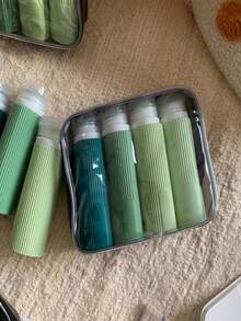 1pc Travel Bottle, Squeezable Design, Portable, Leak-Proof, Reusable, Refillable Cosmetic Containers For Toiletries, Shampoo, Shower Gel And Lotion, Travel Essentials,School Supplies Holiday Camping Holiday Essentials Vacation Accessories Mini Perfume For Women Perfume For Men Perfume Beach Travel Accessories Travel Must Haves Summer School Accessories Back To School Stuff Back To School Suppliesbag For School Wash Bag Waterproof Toiletry Bag