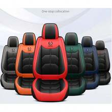 Car Seat Covers - Front Seat Protectors For Sedans And SUVs, Fits Multiple Models, Durable And Comfortable, Fashion Colors Like Red/Black/Green/Orange/Gray, Massage Design, Suitable For Interior Accessories, Front Car Seat Covers | Comfortable Driving | Durable Seat Protectors, Essential Car Accessories - Multicolor - View 2
