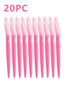 Stainless Steel Eyebrow Grooming Kit – Includes Razors, Covers, Long-Handled Scissors & Beauty Tools For Eyebrow Shaping, Exfoliating & Bikini Trimming