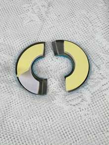 1 Faucet Stainless Steel Decorative Cover Pipe Hole Split Type Cover - Silver - View 4