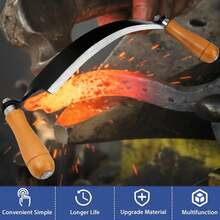 10 In Draw Knife,Draw Knife Debarking Tool,Curved Draw Knife,Draw Shave Tool Debarking Hand Tool,Ergonomic Handle,Simple And Effortless To Use,Bark Stripper Tool,Handsaws,7986318 - 淺藍色 - 查看 8