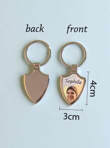 定制 1 件照片和文字钥匙扣、个性化亚克力钥匙扣、定制情侣钥匙扣、照片钥匙圈、情人节、生日礼物、周年纪念日、情侣礼物、色彩鲜艳、可爱、迷人、有趣、卡哇伊、Y2K、时尚、男女通用 - 彩色 - 查看 16