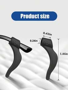 10~60个眼镜耳夹，柔软舒适防滑眼镜耳夹，舒适硅胶弹性眼镜套，适用于眼镜和运动眼镜，