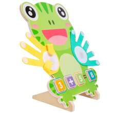 Đồ dùng dạy học Montessori cho trẻ em, Học cộng trừ kỹ thuật số, Đồng hồ ếch, Hoạt động ngón tay, Giáo dục sớm, Đồ chơi xếp hình và số học, Công cụ số học ngón tay bằng gỗ cho trẻ em, Khai sáng toán học mẫu giáo, Bảng học cộng trừ - Nhiều màu - Xem 4