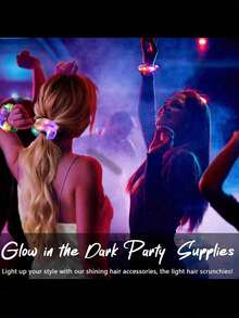 24 Hair Clips With Carnival Party LED Lights For Carnival Parties, Suitable For Various Occasions As Hair Accessories. They Are Suitable As Gifts For Friends, Decorations For Thanksgiving, Gifts For Autumn Parties, Headwear For Carnivals, New Year Decorations, Wedding Accessories, Party Decorations, Concerts, Birthday Presents