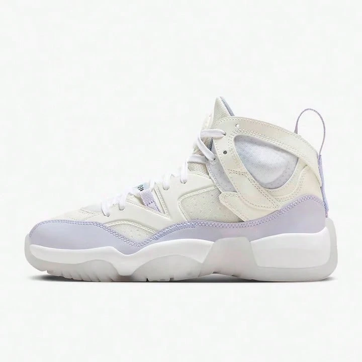 Nike Women's Cushioned Athletic Shoes, Lightweight Casual Shoes, Basketball Shoes - Mauve Purple - View 1