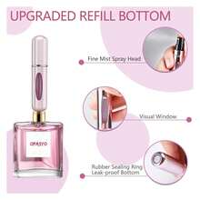 PortableRefillable Perfume Atomizer Bottle, Travel Size Refillable Perfume Refill Bottle - Perfume Atomizer Refillables, Scent Pump Case, Small Perfume Spray Bottle 4 Pcs Pack Of 5 Ml - Multicolor - View 2