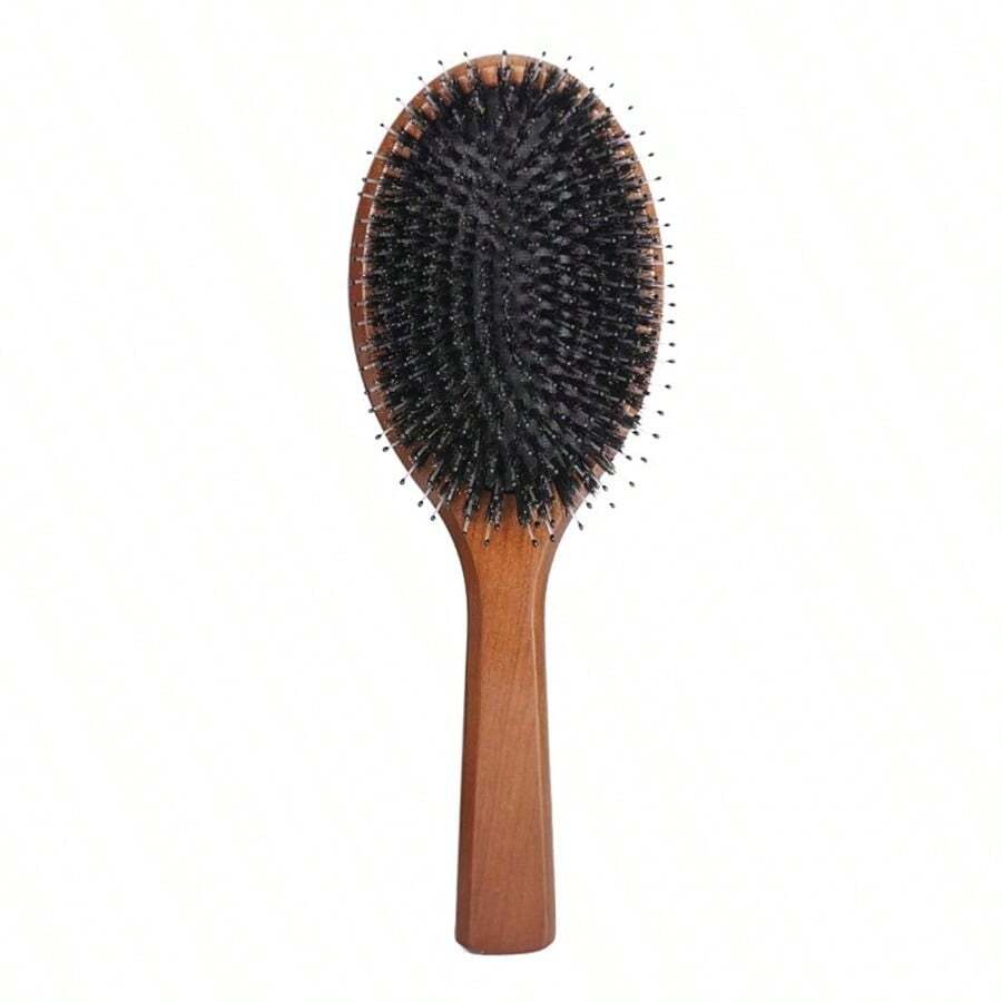 LZHair Brush Air Cushion Comb Airbag Comb Smooth Straight Hair Styling Comb For Women Men 24.5x8.5cm 3883 - Tự nhiên - Xem 1