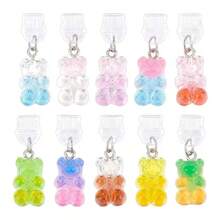 1pc Candy Bear Anti-Dust Plug, Creative Cute 3D Resin Pendant, Transparent Silicone Dust Plug Accessory For Smartphones, Tablets, Kindle, Charging Port Decor & Gift, Compatible With IPhone Lightning/Type-C, Secure & Waterproof - Multicolor - View 8