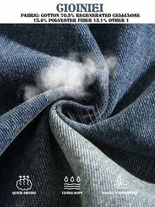 Men's Denim Casual Shorts Comfortable Style Suitable For Casual Wear - Blue - View 6