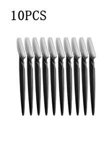 Stainless Steel Eyebrow Grooming Kit – Includes Razors, Covers, Long-Handled Scissors & Beauty Tools For Eyebrow Shaping, Exfoliating & Bikini Trimming