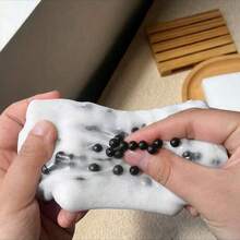 1个减压捏捏珠玩具，捏珠子玩具，弹性捏捏珠玩具，减压玩具，挤痘玩具，解压玩具，捏捏玩具，感官玩具，舒缓烦躁玩具，放松身心，手部锻炼玩具，适合生日、派对礼品，柔软，派对礼品袋填充玩具 - 彩色 - 查看 1