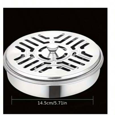 1 peça porta-incenso, suporte para bandeja de espirais de mosquito para uso doméstico com tampa, caixa de espirais de mosquito para áreas externas, para sala de estar e quarto