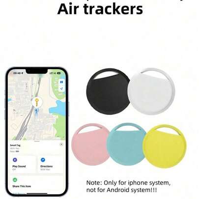 4pcs & 1pc Apple AirTag Smart Trackers, Precise Global GPS Locator, Compatible With IPhone "Find My" App (Not Compatible With Android), Anti-Lost Device, Replaceable Battery & Privacy Protection, Suitable For Keys, Luggage, Backpacks, Wallets, Holiday Gift