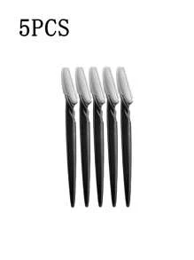 Stainless Steel Eyebrow Grooming Kit – Includes Razors, Covers, Long-Handled Scissors & Beauty Tools For Eyebrow Shaping, Exfoliating & Bikini Trimming
